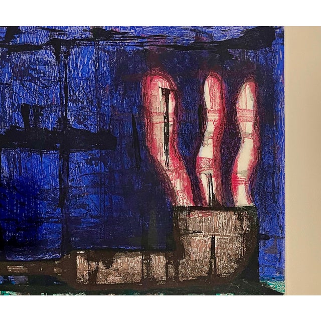 Contemporary Aaron Fink, Boston Modernist Color Etching Smoking Pipe Aaron Fink Pop Art Print Americana, 1987 For Sale - Image 3 of 5