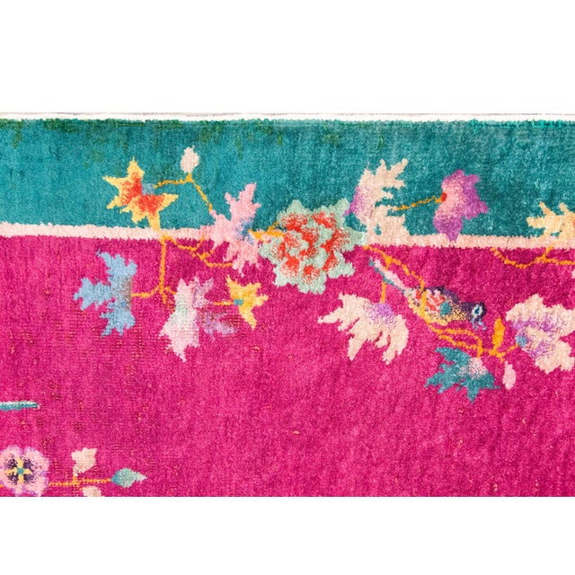 1920s Early 20th Century Chinese Art Deco Rug For Sale - Image 5 of 14