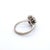 Late 20th Century Gia Certified Natural Oval Sri Lankan Ruby & Diamond Halo in 18k White Gold Ring, Size 6 For Sale - Image 5 of 9