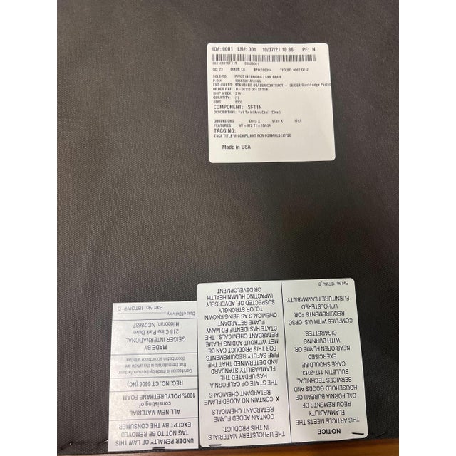 Geiger International Full Twist Mid-Century Modern Style Armchair For Sale In San Francisco - Image 6 of 6