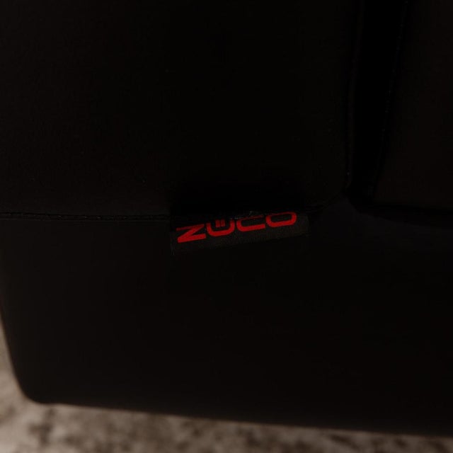 Black Carat Leather Two-Seater Sofa from Züco For Sale - Image 8 of 13
