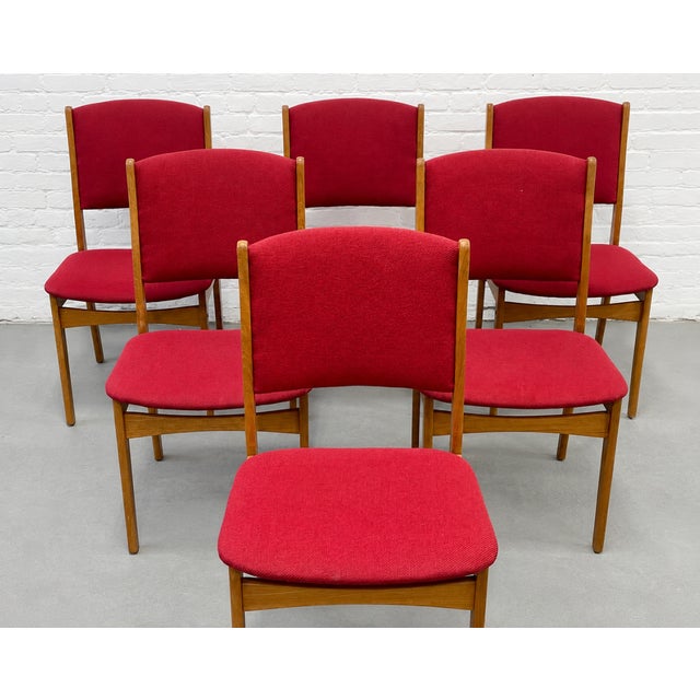 Mid Century Modern Teak Dining Chairs, Set of 6 | Erik Buch Attributed, Denmark, C. 1960s. For Sale - Image 10 of 14