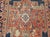 19th Century Persian Farahan Gallery Rug, Hand-Knotted Wool, Geometric Pattern, Red & Navy, 5x10 For Sale - Image 16 of 17
