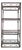 Vintage Rattan Bamboo Etagere With Glass Shelves, Coastal Palm Beach Regency, 74" For Sale