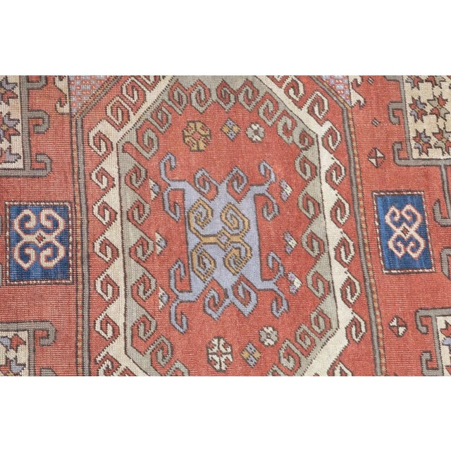 Antique Kazak Rug 5'5'' x 8'6'' For Sale - Image 11 of 12