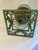 Green Vintage 1980s Wrought Iron and Ceramic Decorative Urn Planter Cachepot For Sale - Image 8 of 17