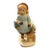 Vintage 1983 Holiday Cheer Girl on Bench Porcelain Figurine For Sale