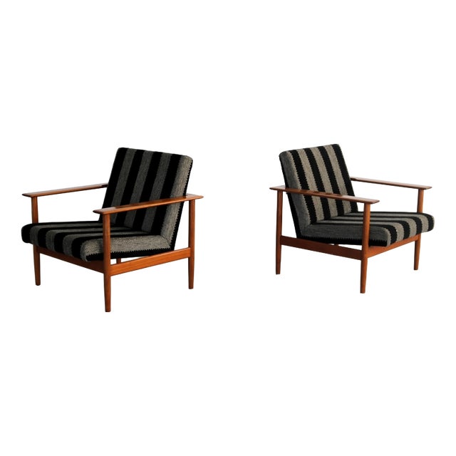 Vintage Danish Armchairs, 1960s, Set of 2 For Sale