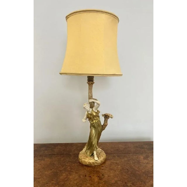 Table Lamp from Royal Worcester, 1920s For Sale - Image 12 of 12