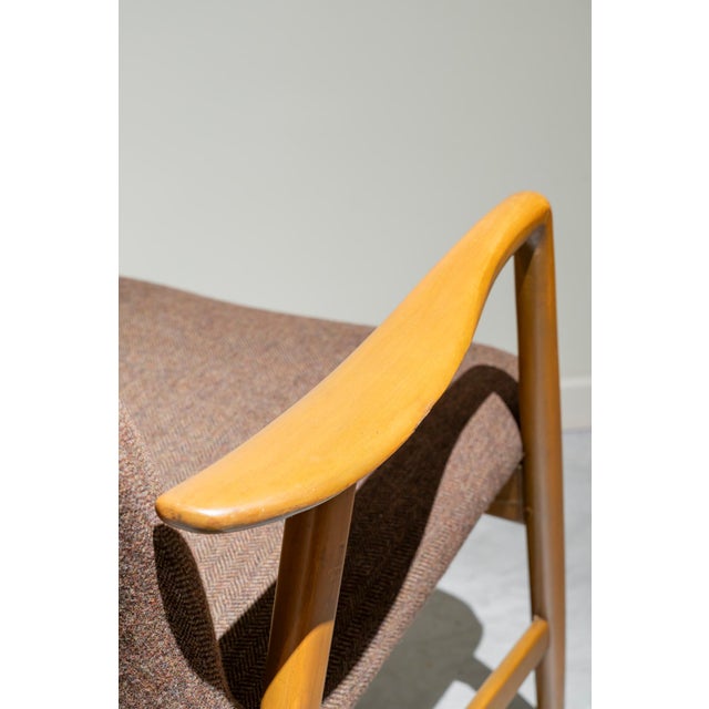 Italian Armchair with Arms, 1950s For Sale - Image 6 of 8