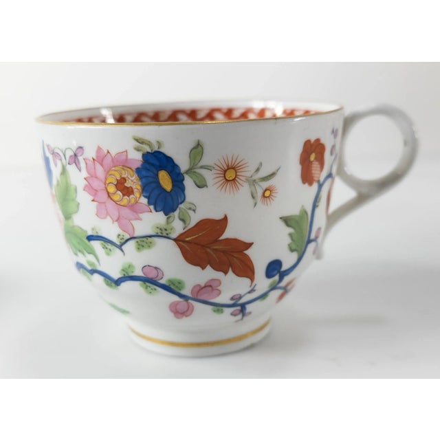 White 19th Century English Worcester Flight Barr & Barr Teacup and Saucer For Sale - Image 8 of 13