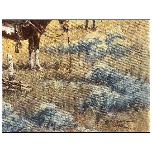 1990s Stopping to Graze, Robert Morgan For Sale - Image 4 of 5