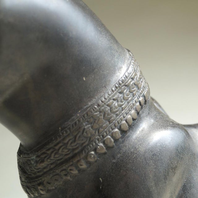 Large Vintage Egyptian Revival Cat Sculpture, 1970s For Sale - Image 18 of 18