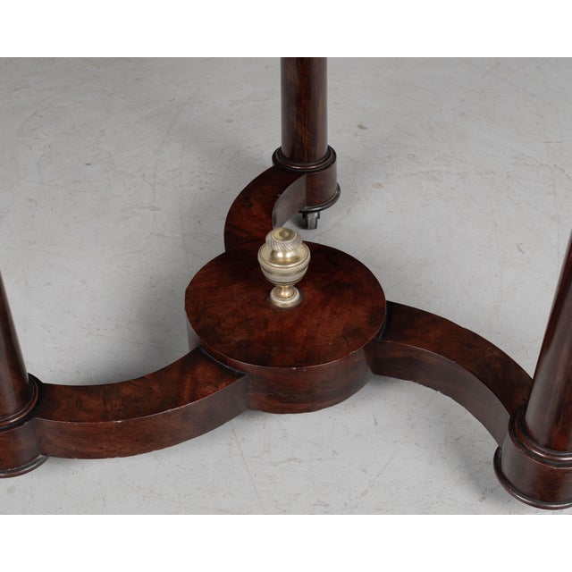 19th Century French Mahogany Gueridon or Game Table For Sale - Image 15 of 17