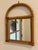 Vintage Petite Arched Rattan & Bamboo Wall Mirror For Sale - Image 11 of 12