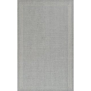 Momeni Oliver Light Blue Hand Loomed Area Rug 3'6" X 5'6" For Sale