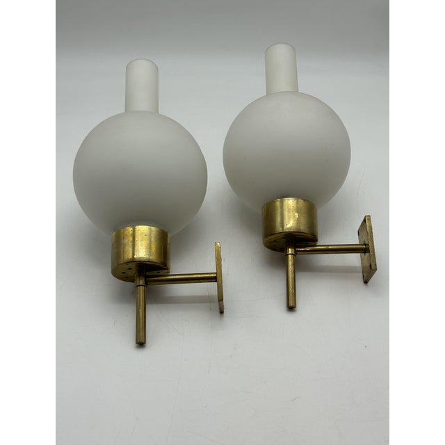 Vintage Wall Lights, 1950s, Set of 2, in Very Good conditions. Designed 1950 to 1959 Up to 250V (Europe/UK Standard).The...