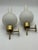 Vintage Wall Lights, 1950s, Set of 2, in Very Good conditions. Designed 1950 to 1959 Up to 250V (Europe/UK Standard).The...