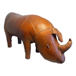 1960s All Leather Abercrombie and Fitch Rhino For Sale