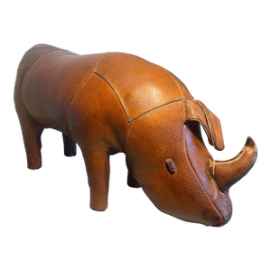 1960s All Leather Abercrombie and Fitch Rhino