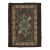 Antique Hooked Rug With Floral Medallion & Scrolling Vine Border - Rug & Kilim For Sale