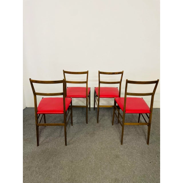 Superleggere Chairs by Gio Ponti for Cassina, 1950s, Set of 4 For Sale - Image 15 of 18