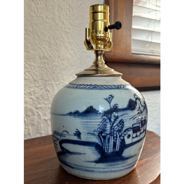 19th Century Asian 19th Century Porcelain Vase Lamp For Sale - Image 5 of 8