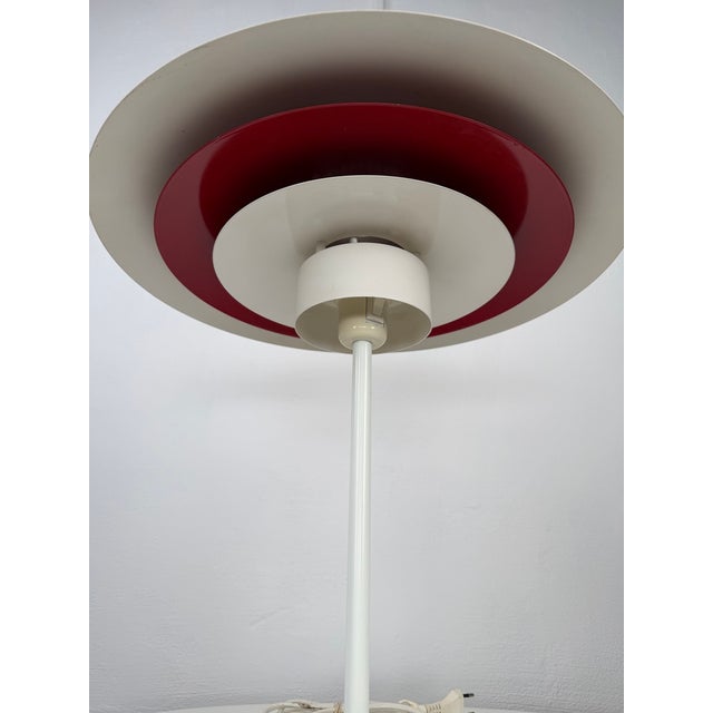 Danish Metal Table Lamp in style of Poul Henningsen, 1980s For Sale - Image 4 of 10