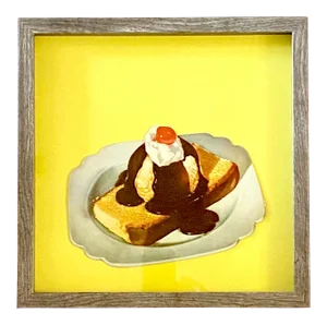 1990s "Vanilla Poundcake" Pop Art Style Still Life Print