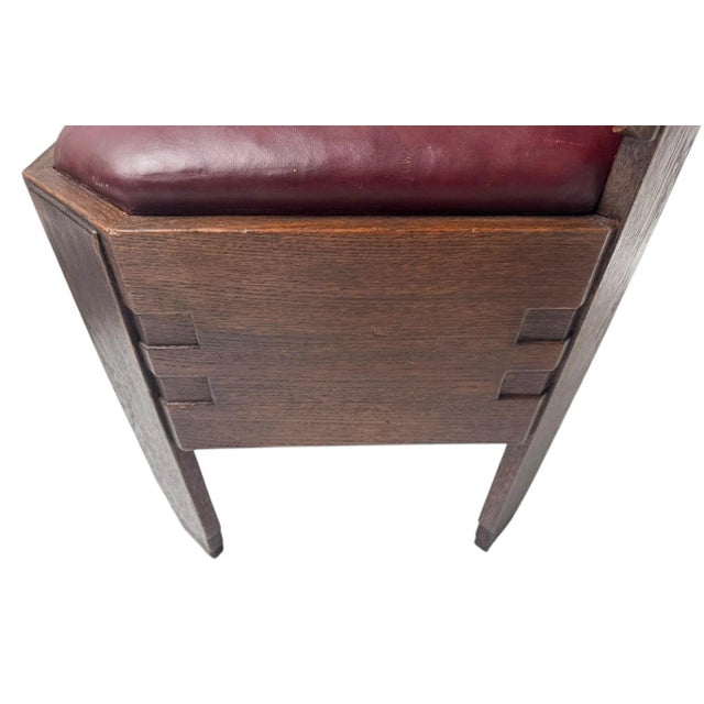 Vintage Art Deco Amsterdam School Side Chairs, 1920s, Set of 2 For Sale - Image 6 of 11