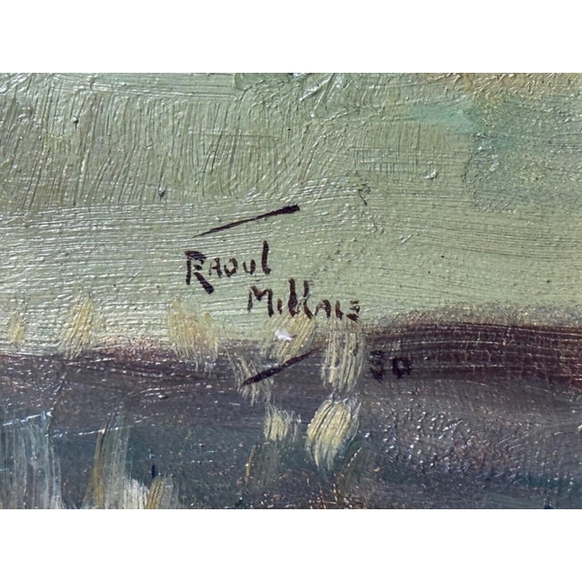 Raoul Millais Hunting Painting, English Fox Hunt Scene, Grey Horse Scarlet Huntsman With Hounds, Sussex Sporting Art For Sale - Image 14 of 18