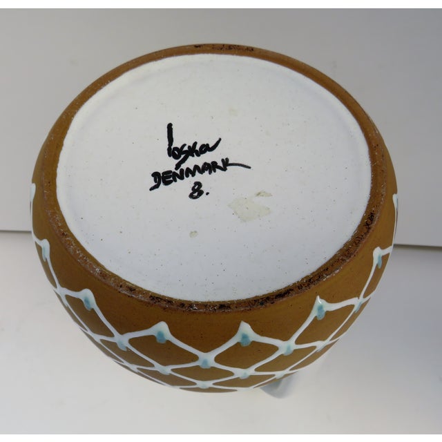 Brown Danish Pottery Jug For Sale - Image 8 of 8