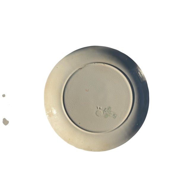 Olive 1910s Franz Ant Mehlem Royal Bonn Fish Plates- Set of 4 For Sale - Image 8 of 18