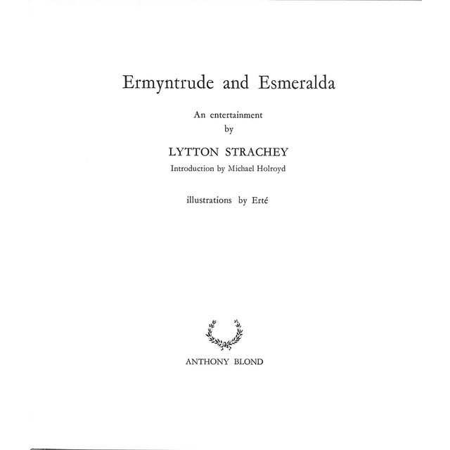STRACHEY, Lytton [47] pp. Anthony Blond Ltd 1969 9 3/8" x 8 1/4" Illustrated by Erte Lytton's Strachey's humourous but...