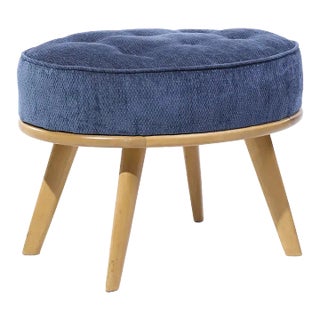 Heywood Wakefield Mid Century Ottoman For Sale