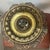 Metal Antique Victorian Electrified “GWTW”Oil Lamp With Hand-Painted Floral Double Glass Shades For Sale - Image 7 of 13