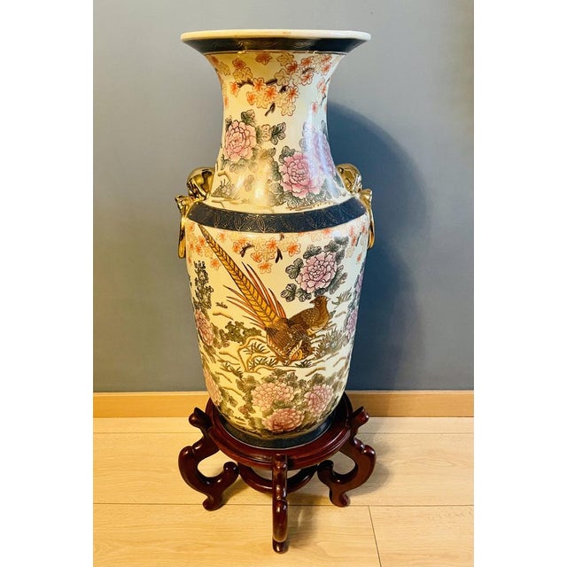 The vase is a faithful reproduction made by the company authorized by the Chinese government. Of the highest quality....