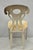 Vintage Postmodern Regency Style Brushed Steel Spade Back Dining Chairs Set of 4 For Sale - Image 15 of 18