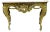 Antique French Gilt Wood Louis XV Console Table For Sale