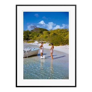 Speedboat at the Mill Reef Club 1959 by Toni Frissell Framed C Print For Sale