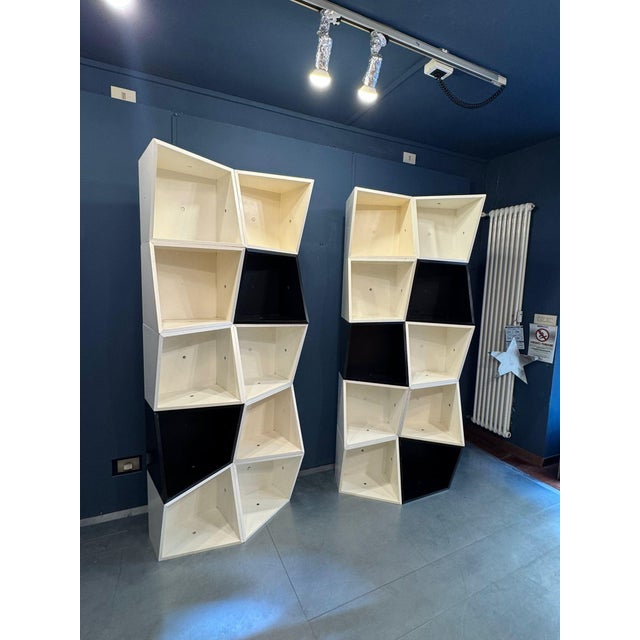Nikol Edition Modular Bookcase from Manfredo Massironi, 1970s, Set of 20 For Sale - Image 13 of 14