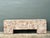 Vintage Geometric Patterned Wood Bench For Sale - Image 4 of 12