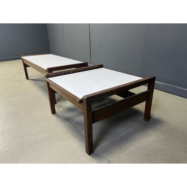 Belgian Coffee Tables in Wenge from Beaufort, 1960s, Set of 2 For Sale - Image 9 of 12