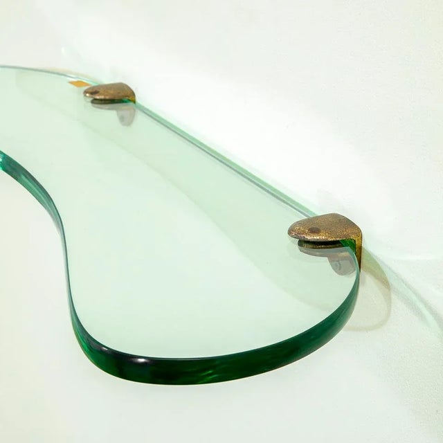 Mid-Century Modern Hanging Glass Shelf from Cristal Art, 1950s For Sale - Image 3 of 7
