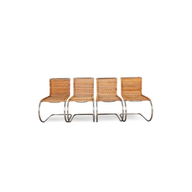 MR10 Chairs by Mies Van Der Rohe, Set of 4 For Sale - Image 10 of 10
