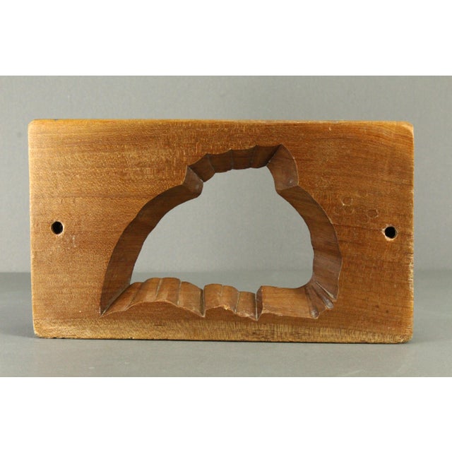 Early 20th Century Early 20th C. Japan Hand Carved Koi Fish Mold Kashigata for Sweet Cakes Wagashi For Sale - Image 5 of 18