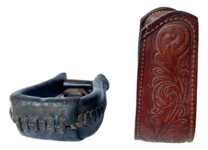 1950s Vintage Mismatched Western Horse Saddle Stirrups
