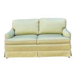 Signed Baker Furniture Company Loveseat Sofa For Sale