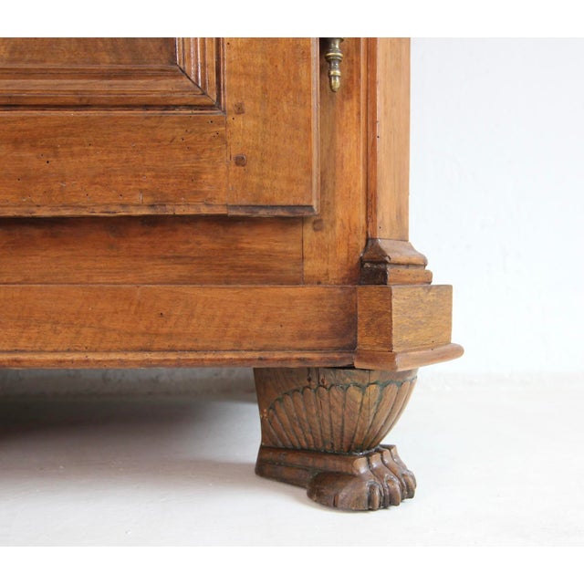 Antique Louis XVI Walnut Wardrobe For Sale - Image 12 of 18