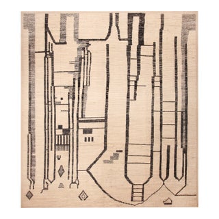 Nazmiyal Collection Abstract Modern Area Rug For Sale